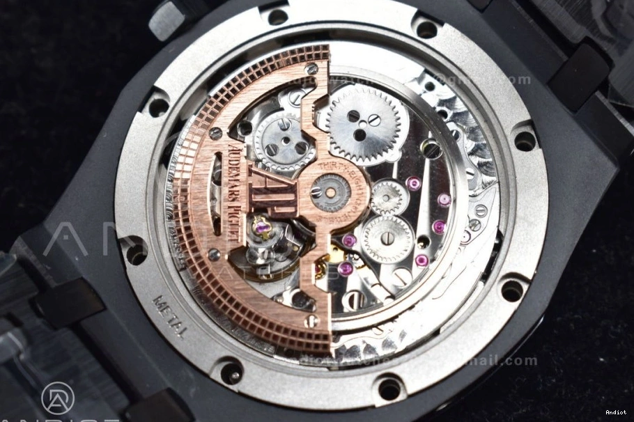 A5134 Ceramic Best APSF1:1 V2 Black Ceramic Oak Bracelet Perpetual Black on 41mm Royal Dial Calendar Edition 0312